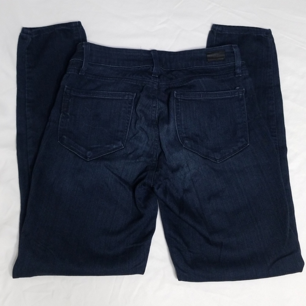 Paige Verdugo Ankle Dark Wash Skinny Jeans 26 - Picture 6 of 8